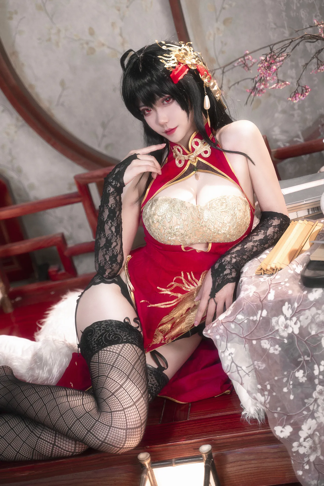 Seya狮砸 - 碧蓝航线 大凤 旗袍-erohere4.webp